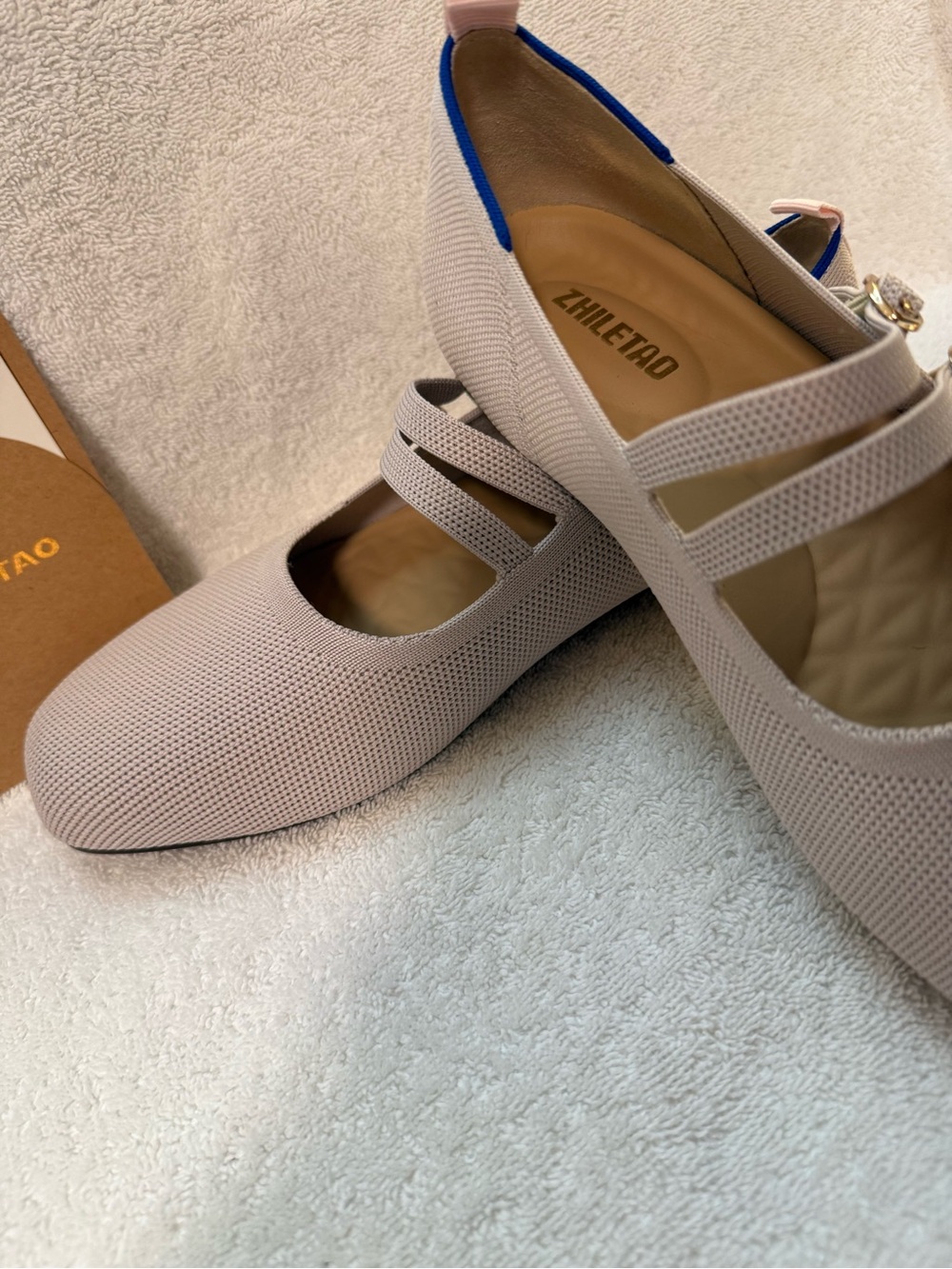 Light Pink Double-Strap Mary Jane Flats bundle shoes for deeper discount - Picture 5 of 14